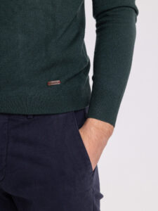 GIANNI LUPO Lupetto basico GL0032S Dark Green (2)