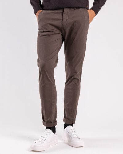 GIANNI LUPO Pantalone chinos in cotone pesante TAHOMA Coffee 3 Saldi