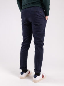 GIANNI LUPO Pantalone chinos in cotone pesante TAHOMA Navy (1)