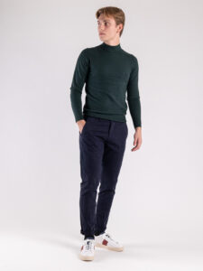 GIANNI LUPO Pantalone chinos in cotone pesante TAHOMA Navy