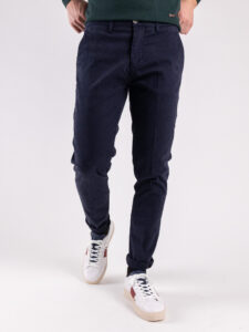 GIANNI LUPO Pantalone chinos in cotone pesante TAHOMA Navy (3)