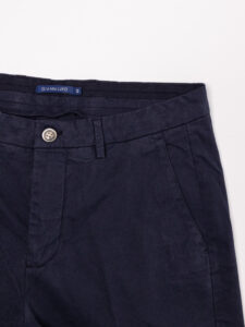 GIANNI LUPO Pantalone chinos in cotone pesante TAHOMA Navy (6)