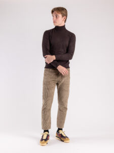 GIANNI LUPO Pantalone in velluto a coste GL6227Q Cammello