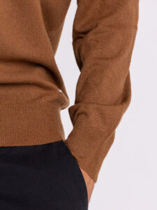 GIANNI LUPO Polo manica lunga basica GL508S Brown (4)