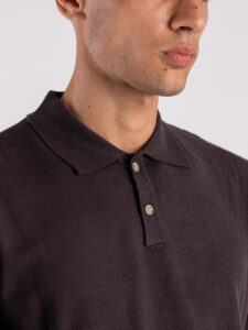 GIANNI LUPO Polo manica lunga basica GL508S Coffee (5)