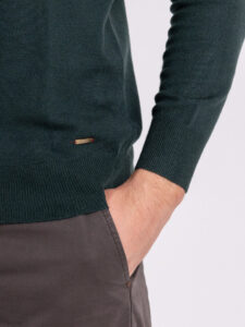 GIANNI LUPO Polo manica lunga basica GL508S Dark Green (3)