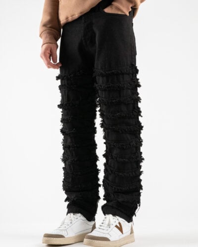 Pantaloni strappati uomo discount neri