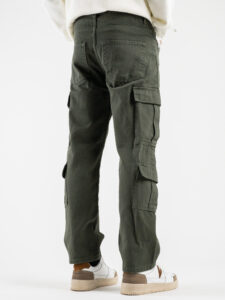 Jeans tasconato con gamba morbida PT266 Militare5