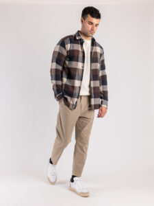 ONLY&SONS Camicia in flanella a quadri GUDMUND 3T 22020301 Hot Fudge