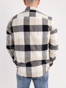 ONLY&SONS Camicia in flanella a quadri GUDMUND 3T 22020301 Star White5