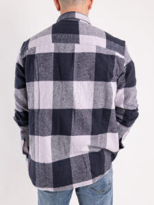 ONLY&SONS Camicia in flanella a quadri con tasche MILO 22019854 Tristle:Dark Navy4