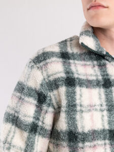 ONLY&SONS Giacchetta orsacchiotto foderata con con collo alto,zip e inserti in nylon JIM Silver LiningDarkest Sp (4)
