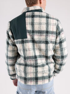 ONLY&SONS Giacchetta orsacchiotto foderata con con collo alto,zip e inserti in nylon JIM Silver LiningDarkest Sp (5)