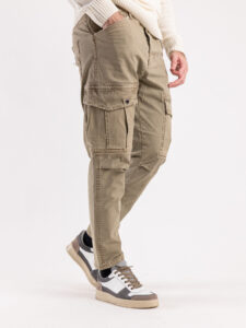 BERNA Pantalone con tasconi frontali 223014 Beige1