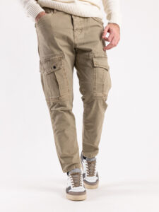 BERNA Pantalone con tasconi frontali 223014 Beige2