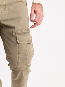 BERNA Pantalone con tasconi frontali 223014 Beige3