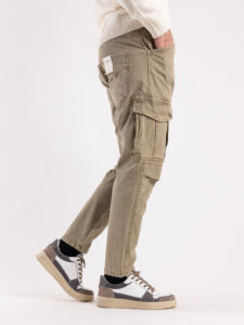 BERNA Pantalone con tasconi frontali 223014 Beige5