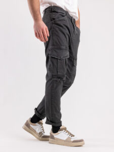 BERNA Pantalone con tasconi frontali 223014 Grigio4