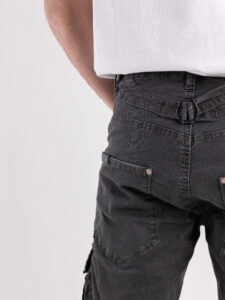 BERNA Pantalone con tasconi frontali 223014 Grigio6