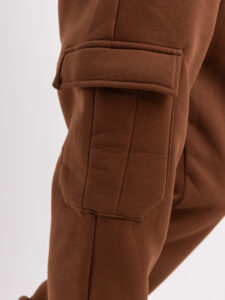Completo tuta felpato con felpa cappuccio + pantalone con tasconi KANYE Caffè6