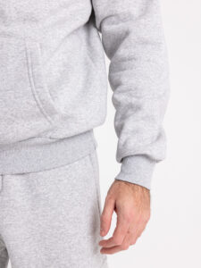 Completo tuta felpato con felpa cappuccio + pantalone con tasconi KANYE Grigio Nike2