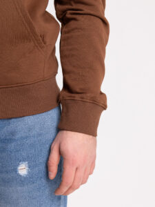 GIANNI LUPO Felpa cappuccio con zip GL2006F Coffee3