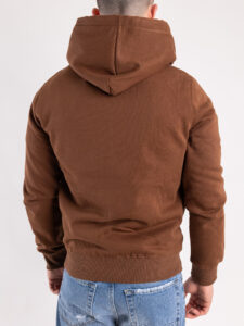 GIANNI LUPO Felpa cappuccio con zip GL2006F Coffee4
