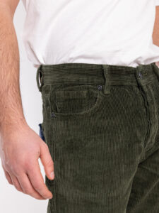 GIANNI LUPO Pantalone in velluto a coste GL6227Q Verde3