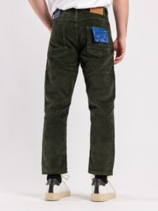 GIANNI LUPO Pantalone in velluto a coste GL6227Q Verde4