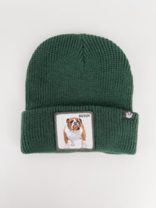 GOORIN BROS Cuffia con patch stampa cane BUTCH verde121