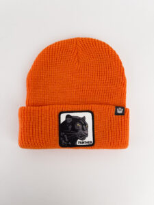 GOORIN BROS Cuffia con patch stampa pantera PANTHER Arancio221