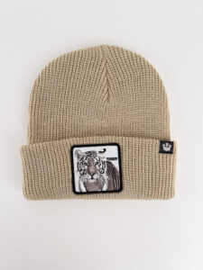 GOORIN BROS Cuffia con patch stampa tigre TIGER Avorio221
