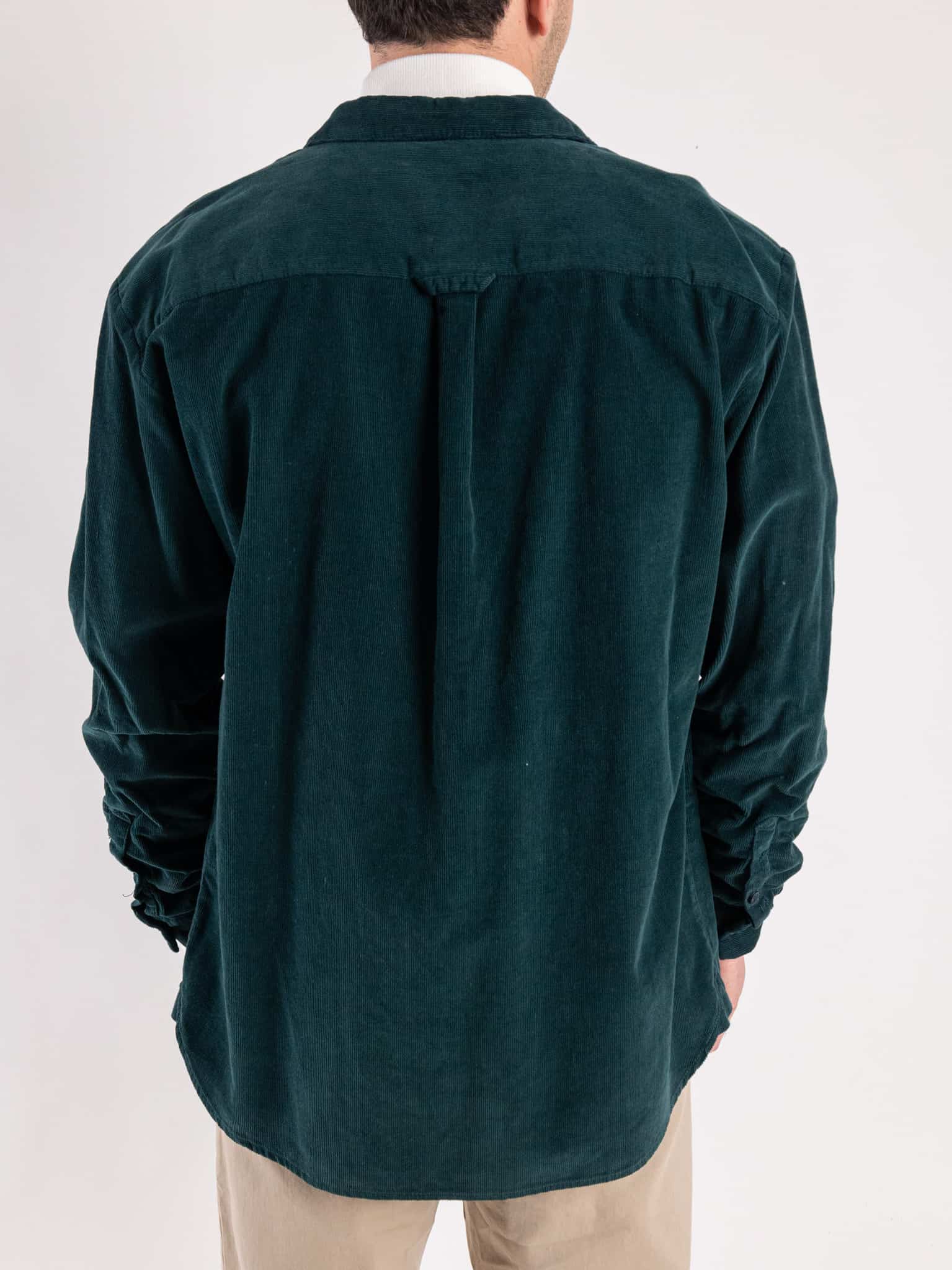 IMPERIAL Camicia in velluto a costine fini C1BNEWOT01 Verdone Prezzo 0 00 Estasi Fashion