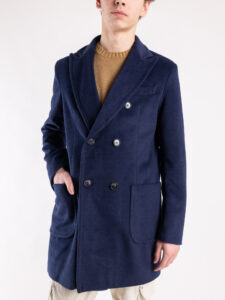 IMPERIAL Cappotto doppio petto con tasche frontali K5441K4814 Blu (3)