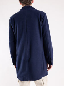 IMPERIAL Cappotto doppio petto con tasche frontali K5441K4814 Blu (4)