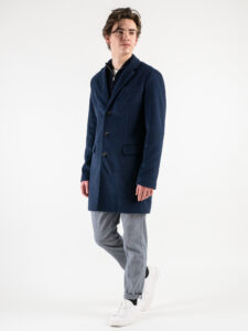 IMPERIAL Cappotto scollo a V con 3 bottoni K5441K4812 Navy (2)