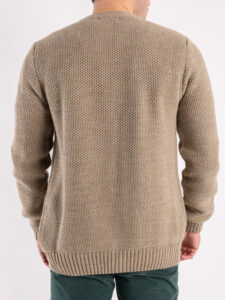 IMPERIAL Cardigan con bottoni in maglia lavorata M3614RILE Beige6