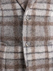 IMPERIAL Giacca monopetto in misto lana a quadri J6405B1171 Grigio5