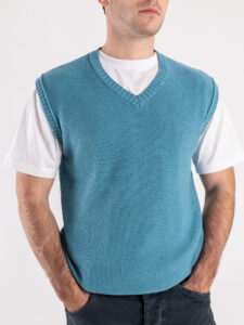 IMPERIAL Gilet in maglia con scollo a V M553U465 Navagio (3)