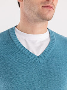 IMPERIAL Gilet in maglia con scollo a V M553U465 Navagio (5)