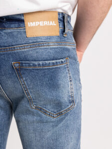 IMPERIAL Jeans slim con piccole rotture P750219531 Denim (2)