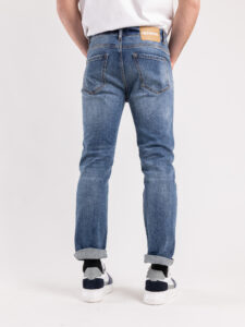 IMPERIAL Jeans slim con piccole rotture P750219531 Denim (3)