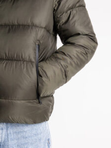 IMPERIAL Piumino termico con cappuccio e zip I750222106 Militare5