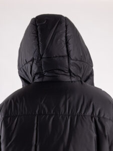 IMPERIAL Piumino vestibilità oversize con cappuccio I064EPS Nero (4)