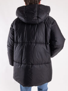 IMPERIAL Piumino vestibilità oversize con cappuccio I064EPS Nero (5)