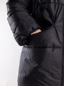 IMPERIAL Piumino vestibilità oversize con cappuccio I064EPS Nero (6)