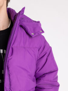 IMPERIAL Piumino vestibilità oversize con cappuccio I064EPS Viola (5)