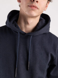ONLY&SONS Felpa con cappuccio felpata CERES 22018685 Dark Navy (4)
