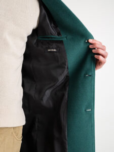 IMPERIAL Cappotto scollo a V con 3 bottoni K5441K4812 Verdone (1)