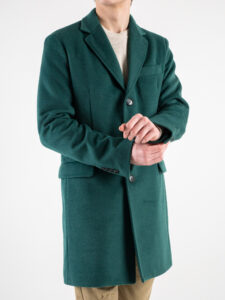 IMPERIAL Cappotto scollo a V con 3 bottoni K5441K4812 Verdone (3)